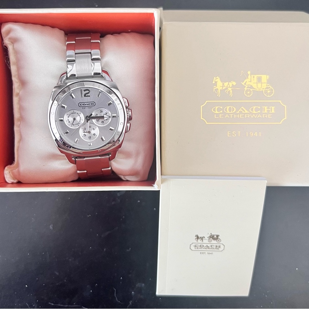 Brand New Coach Stainless Steel Watch - Picture 2 of 10